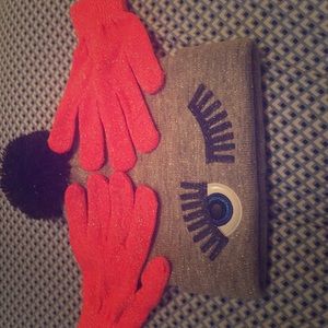 💕Brand new,never worn hat and gloves.💕
